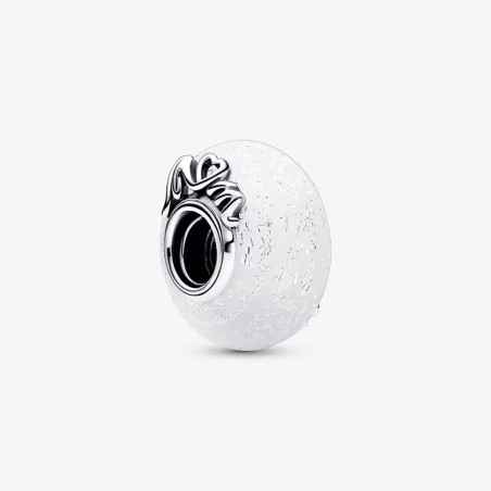 CHARM VETRO MURANO BIANCO MOM LOVE DONNA PANDORA  792655C00 PANDORA