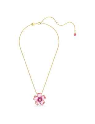 COLLANA FLORERE FIORE ROSA DONNA SWAROVSKI 