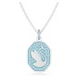 COLLANA PENDENTE SWAN CIGNO LUNGO BLU DONNA SWAROVSKI COLLANA PENDENTE SWAN CIGNO LUNGO BLU DONNA SWAROVSKI