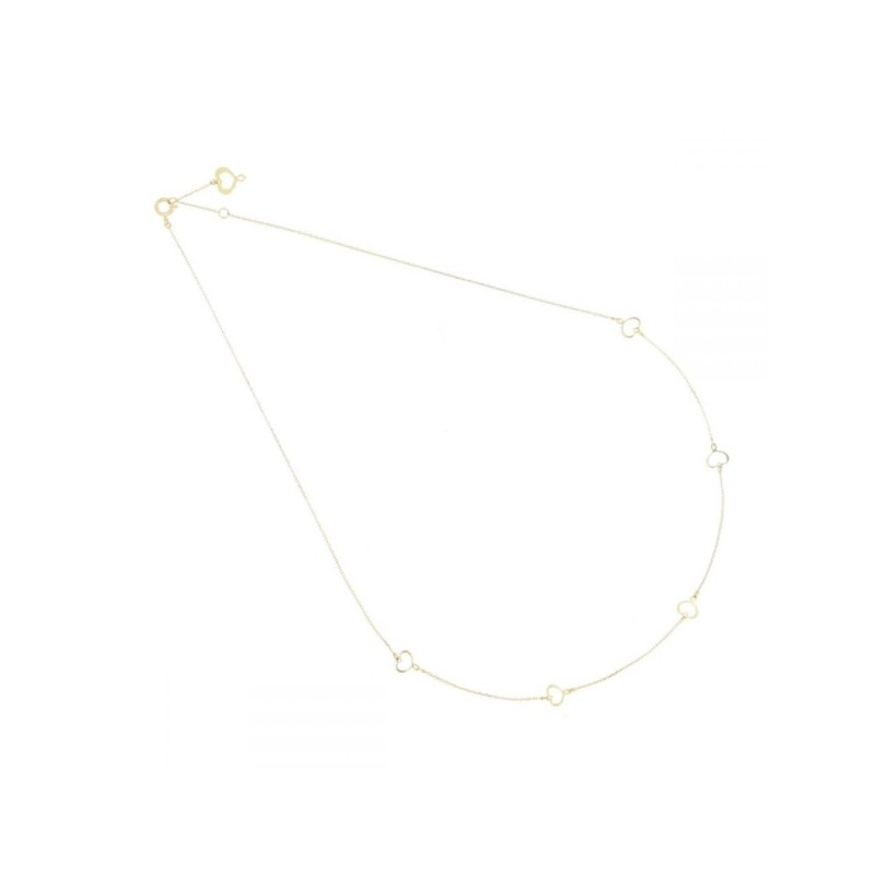 COLLANA 18KT CON 5 CUORI DONNA MAMAN ET SOPHIE 