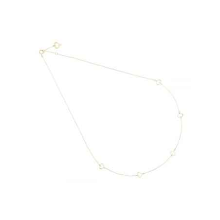COLLANA 18KT CON 5 CUORI DONNA MAMAN ET SOPHIE  GCSSO5MS MAMAN ET SOPHIE
