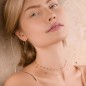 COLLANA 18KT CON 5 CUORI DONNA MAMAN ET SOPHIE 