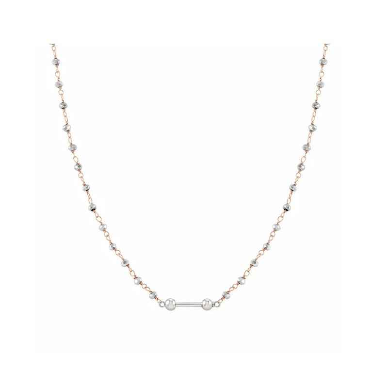 COLLANA SEIMIA ORO ROSA E PIETRE COLORATE NOMINATION