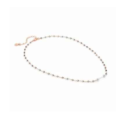 COLLANA SEIMIA ORO ROSA E PIETRE COLORATE NOMINATION