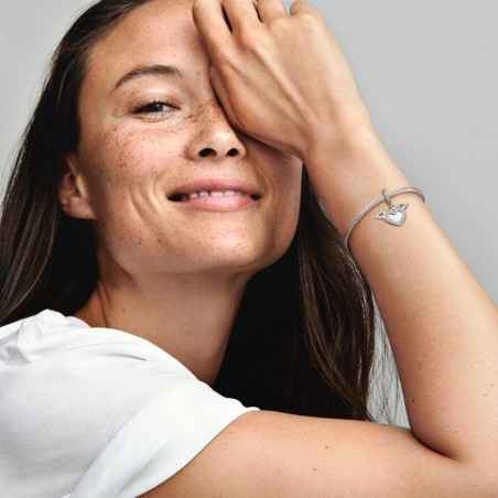 CHARM PENDENTE CUORE E ALI D'ANGELO DONNA PANDORA 