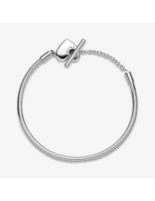 BRACCIALE CHIUSURA A T E CUORE MIS.17 DONNA PANDORA  599285C00-17 PANDORA