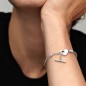 BRACCIALE CHIUSURA A T E CUORE MIS.17 DONNA PANDORA BRACCIALE CHIUSURA A T E CUORE MIS.17 DONNA PANDORA