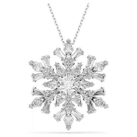 COLLANA PENDENTE E SPILLA IDYLLIA FIOCCO DI NEVE DONNA SWAROVSKI  5693226 SWAROVSKI