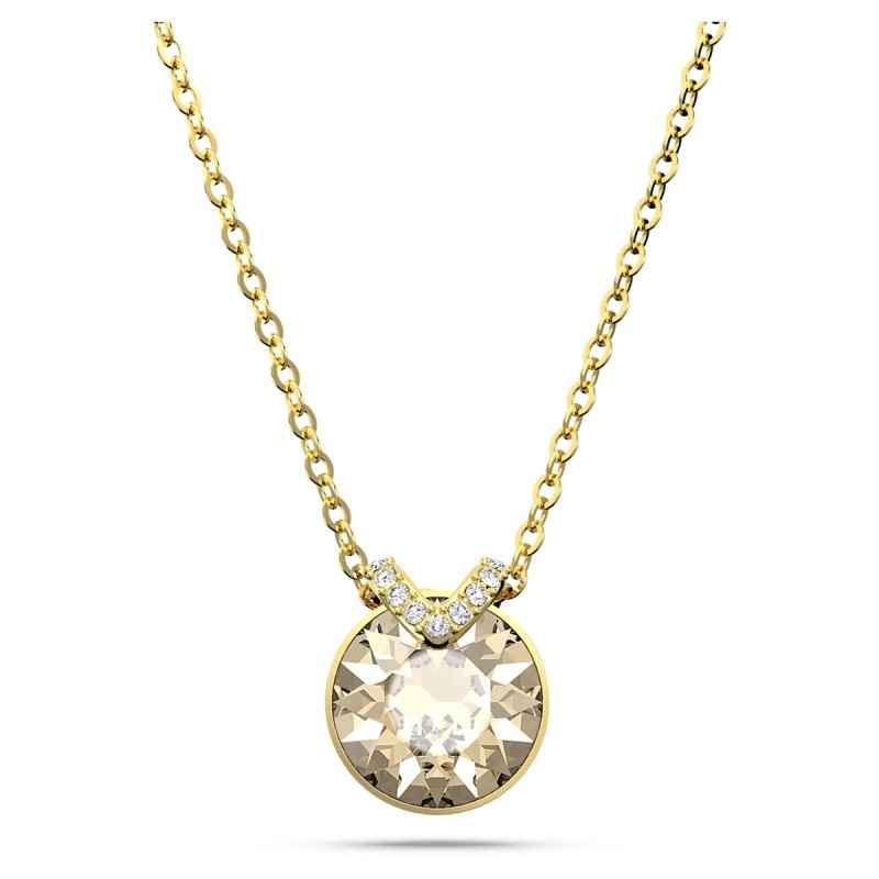 COLLANA BELLA V TONDO DORATO DONNA SWAROVSKI COLLANA BELLA V TONDO DORATO DONNA SWAROVSKI