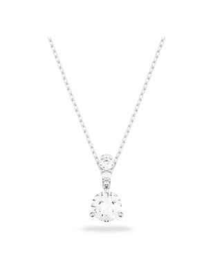 COLLANA STILLA BIANCO DONNA SWAROVSKI SOLITAIRE 5472635 SWAROVSKI
