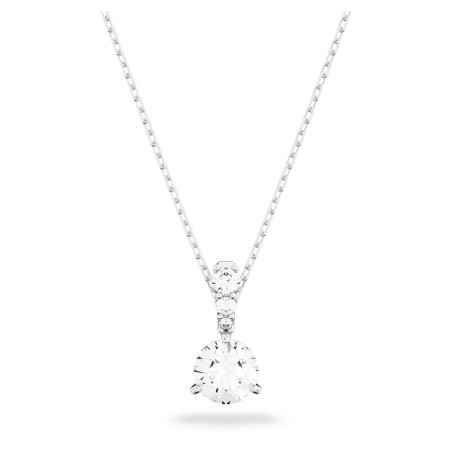 COLLANA STILLA BIANCO DONNA SWAROVSKI SOLITAIRE 5472635 SWAROVSKI
