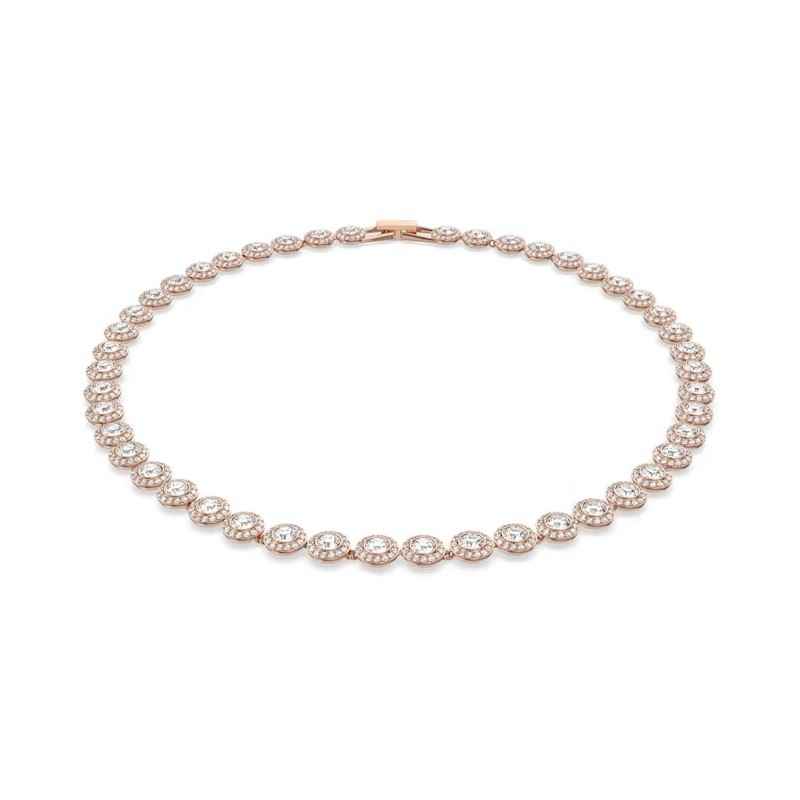 COLLANA ANGELIC TAGLIO TONDO BIANCA DONNA SWAROVSKI COLLANA ANGELIC TAGLIO TONDO BIANCA DONNA SWAROVSKI