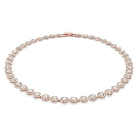 COLLANA ANGELIC TAGLIO TONDO BIANCA DONNA SWAROVSKI  5367845 SWAROVSKI