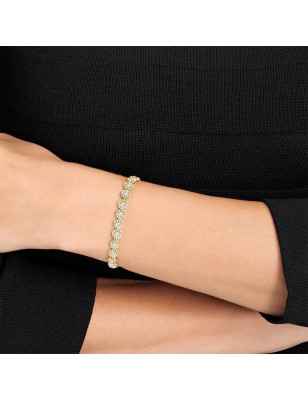 BRACCIALE ANGELIC TAGLIO TONDO GOLD DONNA SWAROVSKI  5505469 SWAROVSKI