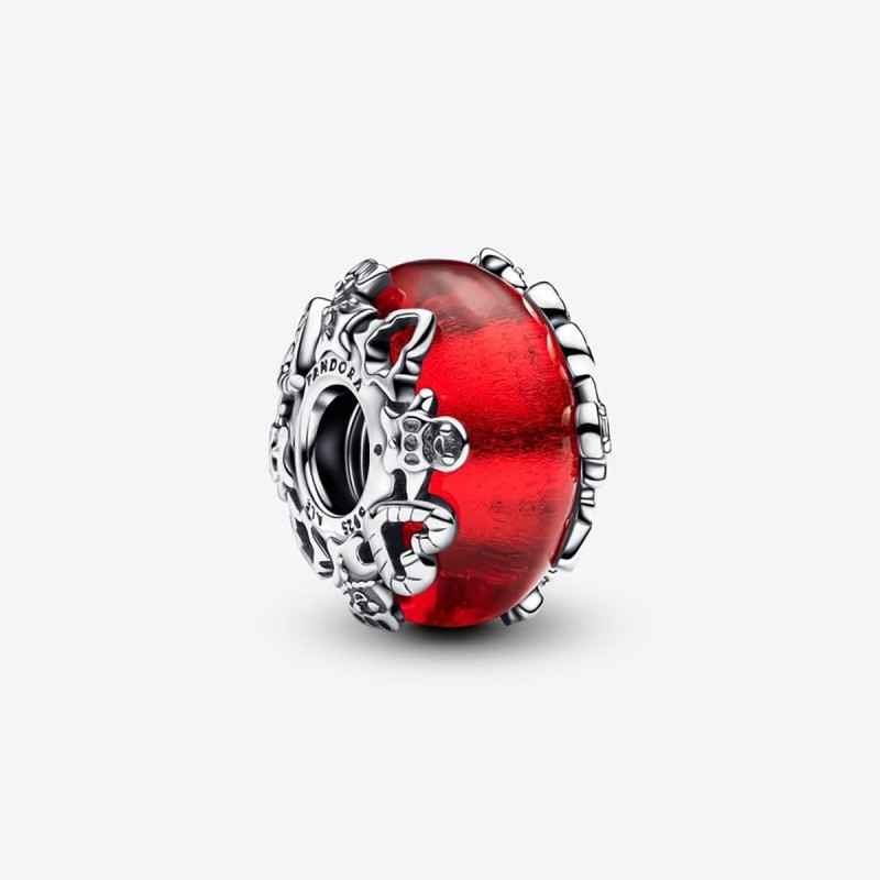 CHARM VETRO DI MURANO MAGIA DEL NATALE DONNA PANDORA CHARM VETRO DI MURANO MAGIA DEL NATALE DONNA PANDORA