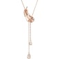COLLANA PENDENTE Y PIUMA BIANCA NICE SWAROVSKI COLLANA PENDENTE Y PIUMA BIANCA NICE SWAROVSKI