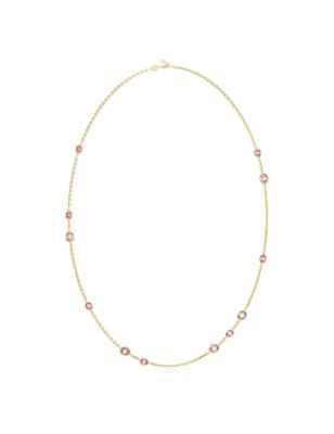 COLLANA IMBER LUNGA ROSA PLACCATO COLOR ORO DONNA SWAROVSKI 