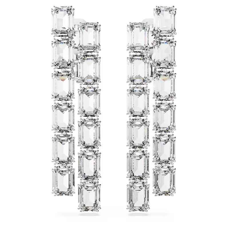 ORECCHINI A CLIP TAGLIO OTTAGONALE LUNGHI MILLENIA DONNA SWAROVSKI ORECCHINI A CLIP TAGLIO OTTAGONALE LUNGHI MILLENIA DONNA SWAROVSKI