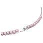 COLLANA TENNIS ROSA PLACCATO RODIO DONNA SWAROVSKI COLLANA TENNIS ROSA PLACCATO RODIO DONNA SWAROVSKI