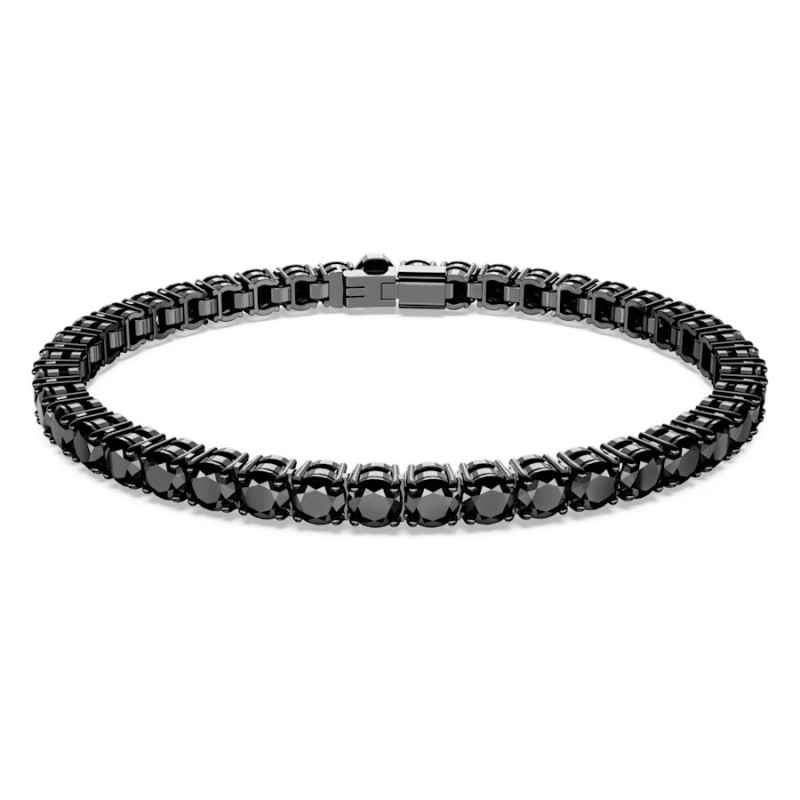 BRACCIALE MATRIX TENNIS NERO MIS. S DONNA SWAROVSKI 