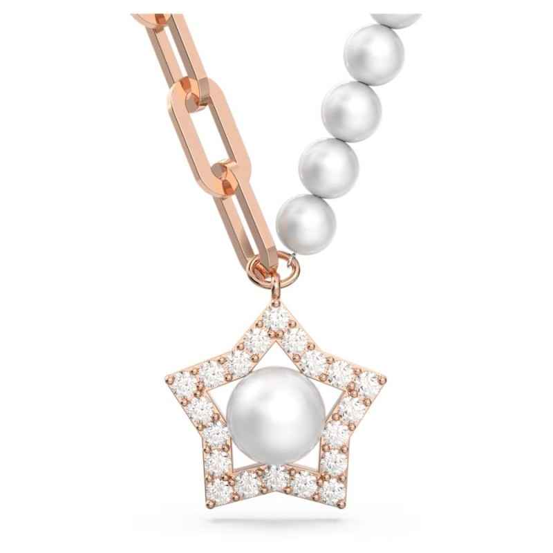 COLLANA STELLA BIANCA E CRYSTAL PEARL DONNA SWAROVSKI COLLANA STELLA BIANCA E CRYSTAL PEARL DONNA SWAROVSKI