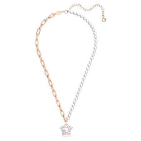 COLLANA STELLA BIANCA E CRYSTAL PEARL DONNA SWAROVSKI 