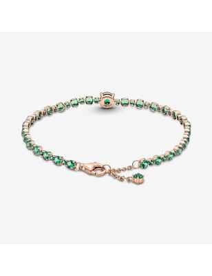 BRACCIALE TENNIS CON PIETRE VERDI MIS.16 PANDORA 580044C01-16 PANDORA