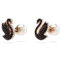 ORECCHINI A LOBO CIGNO NERO DONNA SWAROVSKI SWAN ORECCHINI A LOBO CIGNO NERO DONNA SWAROVSKI SWAN