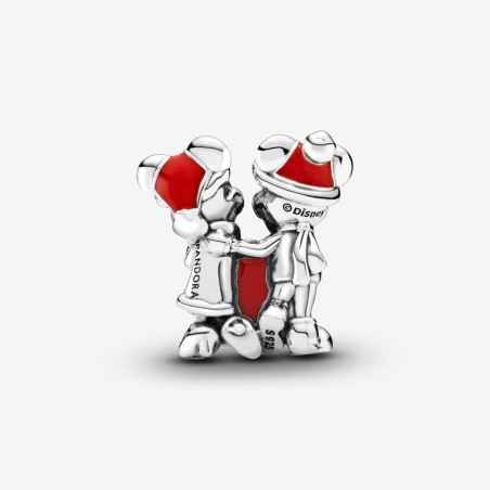 CHARM MICKEY MOUSE E MINNIE DONNA PANDORA 