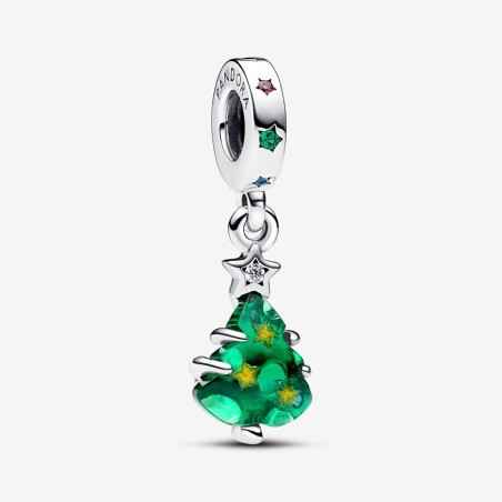 CHARM PENDENTE ALBERO DI NATALE STELLE DONNA PANDORA  792983C01 PANDORA