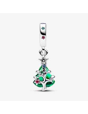 CHARM PENDENTE ALBERO DI NATALE STELLE DONNA PANDORA 